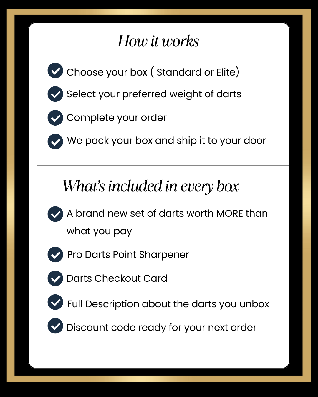 Standard - Mystery Dart Box